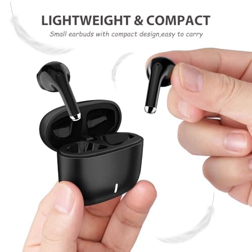 Wireless Earbuds for Samsung S25 S24 S26 Ultra S23 Fe, 5.3 Bluetooth Earphone Noise Isolating Ear Bud with Mic HiFi Stereo Wireless Headphone for iPhone 17 Air 16 15 Pro Max 14/Galaxy S22 A36/Pixel 10 8