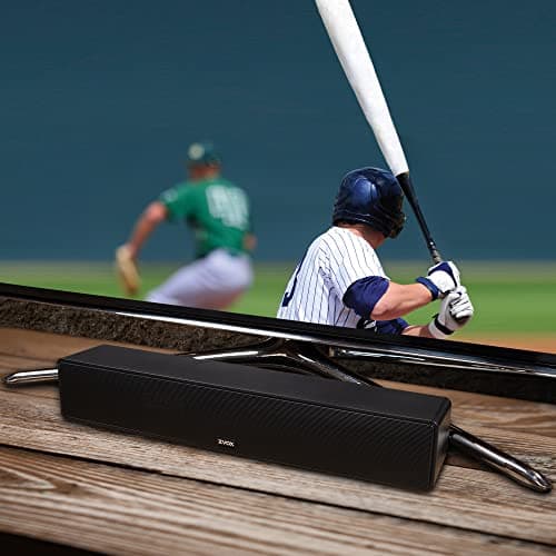 ZVOX Dialogue Clarifying Sound Bar with Patented Hearing Technology, Twelve Levels of Voice Boost - 30-Day Home Trial - AccuVoice AV157 TV Speaker - Black (Renewed) 5