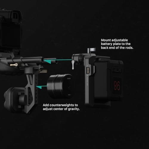 Tilta Lightweight Shoulder Rig | Foldable | Aviation Grade Aluminum Alloy | Dual Quick Release | 15mm Rod Mount/NATO Rail Adapter | Compatible with Manfrotto/Arca | TA-LSR-B 5