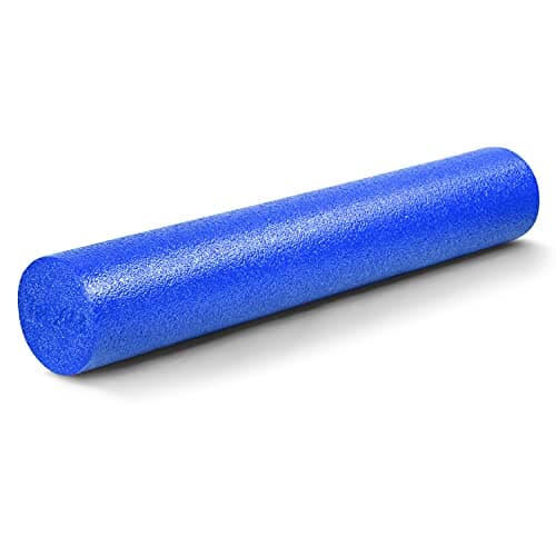 Yes4All Medium Firm Round PE Foam Roller 12, 18, 24, 36 Inches for Pilates, Yoga, Stretching, Balance & Core Exercises