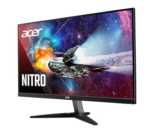 acer Nitro 27 Inch UHD 3840 x 2160 IPS PC Gaming Monitor | Adaptive-Sync Support (FreeSync Compatible) | 4ms (G to G) | HDR10 | 99% sRGB | One Display Port 1.2 & Two HDMI 2.0 | KG272K Lbmiipx 9