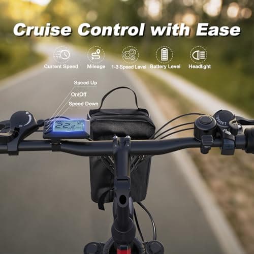 VARUN Folding Electric Bike - Peak 750W Motor Foldable Electric Bike, Folding E Bike with 48V Removable Battery, Up to 20+MPH 50 Miles, 21-Speed Gears & Dual Hydraulic Suspension 7