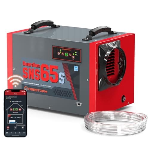 Abestorm Crawl Space Dehumidifier, Guardian SNS65 120Pint Wi-Fi APP Controls Commercial Dehumidifier with Drain Hose for Basement, Auto Defrost, Memory Starting for Commercial, Basement