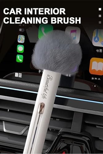 HOIRIX Feather Duster,2 in 1 Duster Brush with Detachable Head for Cleaning,Portable Mini Duster for Travel,Office,Car,Window,Furniture,Ceiling Fan (Pink, 1) 8