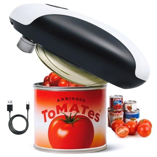 NOTUSIUY One-Touch Can Opener Electric with Rechargeable USB-C Fast Charge, The Electric Can Openers for Senior Best Gift in Kitchen