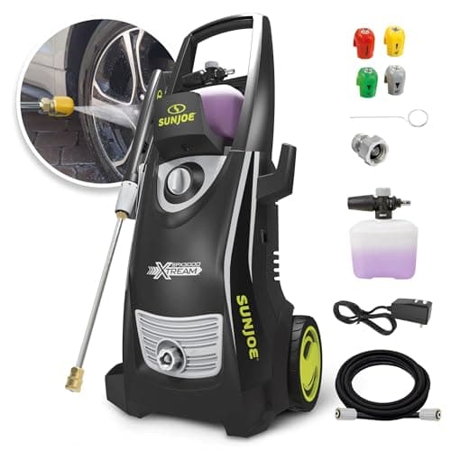 Sun Joe SPX3000-XT XTREAM 2,200 PSI Pressure Washer with 14.9A Motor, Includes 4 Quick-Connect Nozzles, High-Pressure Hose, Garden Hose Adapter, and 35-Foot Power Cord 8