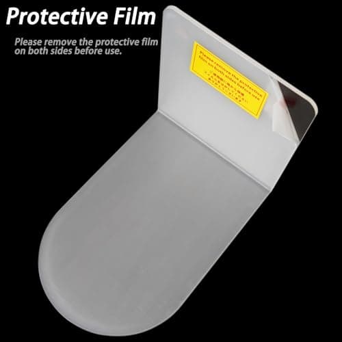 Merrynine Book Ends, 6 Pcs Acrylic Bookends for Shelves, Clear Book Holder, Plastic Bookends for Heavy Books, Book Stopper Organizer for Shelves, Desk, Office, School, 7.08"X4.72"X3.93" 6