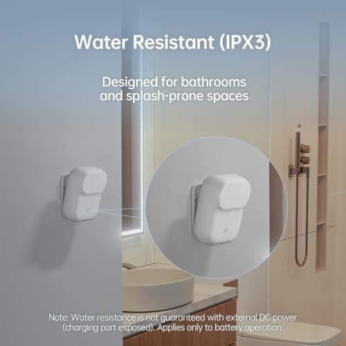 Lafaer Wireless Human Presence Sensor LWR01, mmWave Radar, Occupancy & Motion Sensor, Battery-Powered, IPX3 Water Resistant, Matter Over Thread, Requires Thread-Compatible Smart Home Hub/Router 5