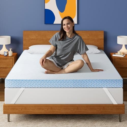 BedStory Mattress Topper - Firm Bed Toppers for Back Pain, Queen, White 8