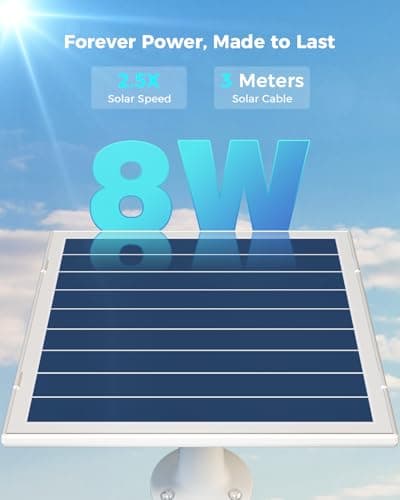 COCOCAM 24/7 Recording AOV WiFi Security Camera Outdoor Wireless with 10000mAh Battery 8W Solar Panel, 2K PTZ, 30 Meters Night Vision, AI Detection, AI Tracking, Two-Way Audio 9