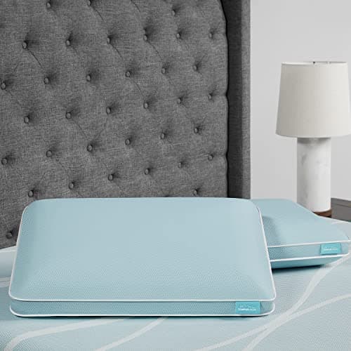 TEMPUR-ProForm + Cooling ProHi Pillow, Memory Foam, Queen, 5-Year Limited Warranty,Blue 8
