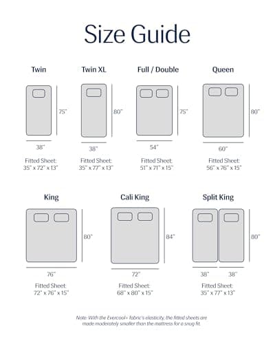 REST® Evercool®+ Fitted Sheet, King Size, Light Gray, 15" Deep (up to 18’’), Breathable Bedding for Hot Sleeper and Night Sweats, Bed Sheet with Ionic+ Self-Cleaning Silver Yarn for Sensitive Skin 6