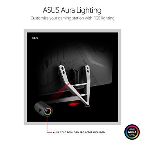 Asus ROG Strix XG438Q 43” Large Gaming Monitor with 4K 120Hz FreeSync 2 HDR Displayhdr 600 90% DCI-P3 Aura Sync 10W Speaker Non-Glare Eye Care with HDMI 2.0 DP 1.4 Remote Control (Renewed) 8