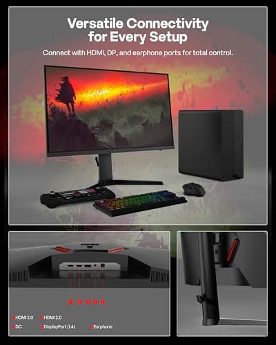 Pixio PX277 Prime Neo 27 inch 180Hz Refresh Rate QHD 1440p Resolution Fast IPS Panel 1ms GTG Response Time Gaming Monitor with Adaptive Sync 5