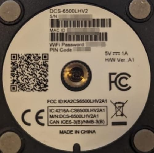 D-Link Pro Series Compact Full HD Pan & Tilt Wi-Fi Camera w/ 360 Degree View, Full HD 1080p Resolution, Sound & Motion Detection, 2-Way Audio, Cloud & Local Recording, Night Vision (DCS-6500LHV2) 8