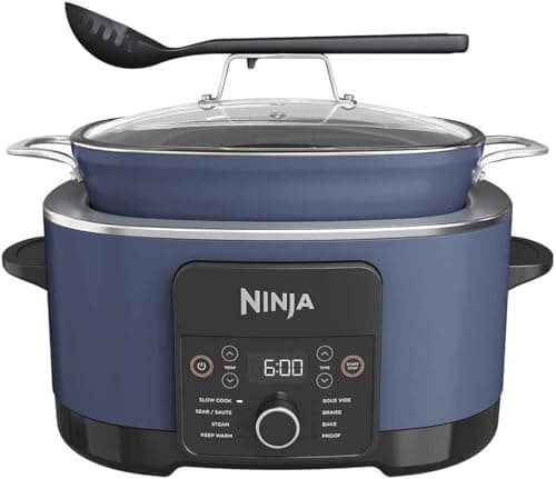 Ninja Foodi PossibleCooker PRO 8.5 Quart Multi-Cooker, with 8-in-1 Slow Cooker, Dutch Oven, Steamer & More, Glass Lid & Integrated Spoon, Nonstick, Oven Safe Pot to 500°F, Navy (Blue) 7