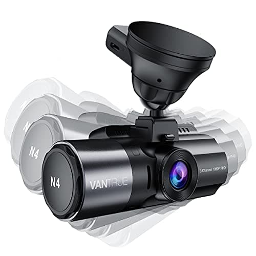 VANTRUE N4 Dash Cam GPS Receiver Module Type C USB Port Car Suction Cup Mount for Windows and Mac 6