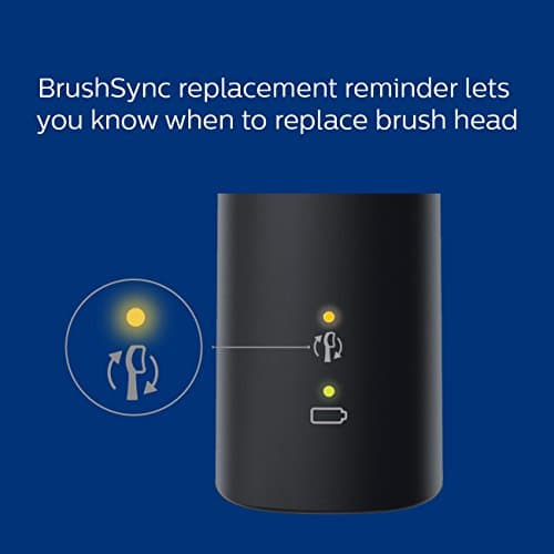 Philips Sonicare ProtectiveClean 5300 Rechargeable Electric Toothbrush, with Pressure Sensor, 3 Cleaning Modes, SmarTimer and QuadPacer, with 2 Bonus Brush Heads, Travel Case, Black, Model HX6423/34 7