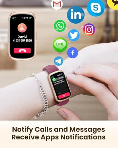 Fitness Tracker- Smart Watches for Women Men with 24/7 Heart Rate Monitor Blood Oxygen Sleep Tracker, Waterproof Fitness Watch, Activity Smartwatch for Android iPhone, Calorie Distance Pedometer, Gift 6
