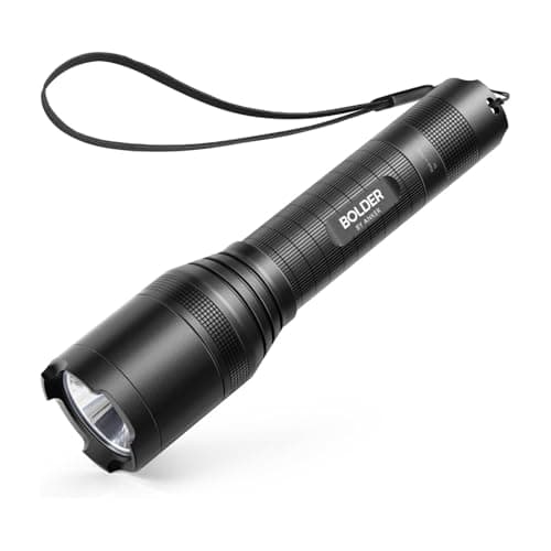 Anker Rechargeable Bolder LC90 LED Flashlight, Pocket-Sized Torch with Super Bright 900 Lumens CREE LED, IPX5 Water-Resistant, Zoomable, 5 Light Modes