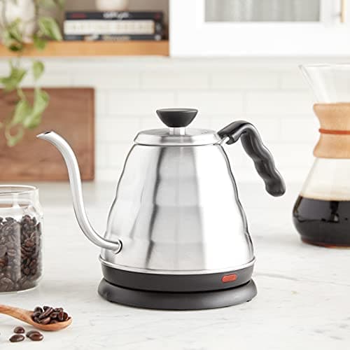 Hario V60 "Buono" Electric Gooseneck Drip Kettle, 800ml, Silver 2