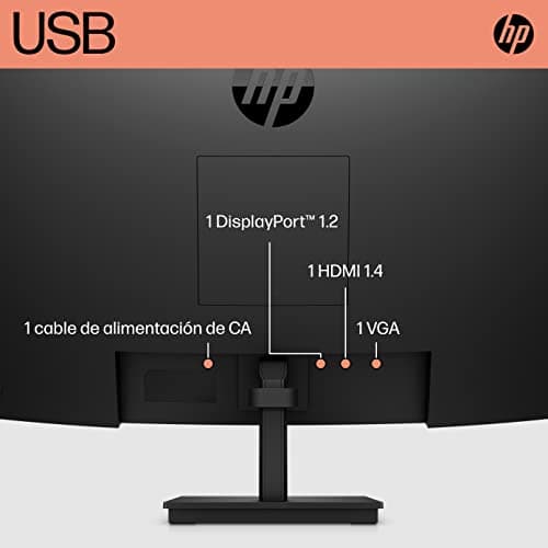 HP V27c G5 FHD Curved 27-Inch Monitor 16:9 On-Screen Controls, AMD FreeSync, Low Blue Light Mode, Anti-Glare, HDMI Port, Adjustable Tilt, 75 Hz Refresh Rate, Dual 2W Speakers (Renewed) 5