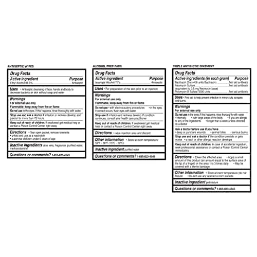 Care Science First Aid Kit, 110 Pieces | Professional Use for Travel, Work, School, Home, Car, Emergency, Survival, Camping, Hiking, and More 7