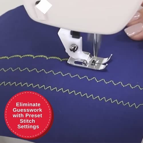 SINGER M1500 Lightweight & Portable Sewing Machine with Accessory Kit | 57 Stitch Applications, LED Light & 4-step Buttonhole | Great for Quilting, Crafts & Mending 6