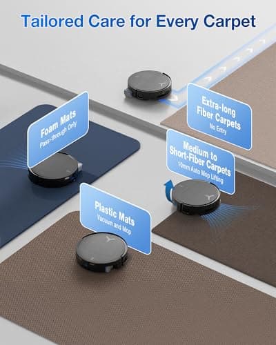 ECOVACS DEEBOT T80 Omni Robot Vacuum and Mop, Instant Self-Cleaning OZMO Roller Mop, TruEdge Deep Cleaning, AI Navigation, 18,000Pa Suction and ZeroTangle 3.0 for Pets and Carpets 9