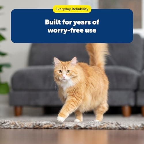 PetSafe Seaside Stainless Steel Cat & Dog Fountain, 60 Oz Water Capacity - 2 Water Filters & 1 Pump Included, Soothing Flow for Pets, Scratch-and Rust-Resistant Material - Quiet Motor 8