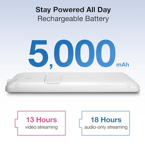 VTech Smart WiFi 7” HD Display Video Baby Monitor, 1080p HD Camera via App, Pan-Tilt-Zoom, Night Light, 2-Way Talk, 2K CMOS Video Sensor, Wide-Angle Viewing, Rechargeable Battery, Free App: RM7866HD 6