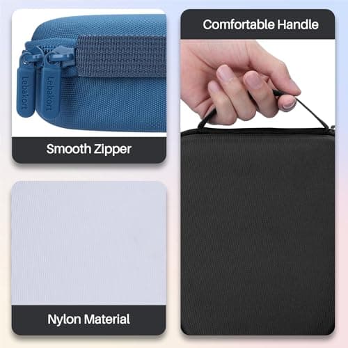 Lebakort Hard Case Compatible with JBL Tune 710BT 720BT 510BT 660NC 700BT 570BT 760NC 750BTNC 660BTNC 560BT 520BT 670BT T770NC JBL Live 650BTNC 400BT 500BT 460NC Headphone (Black Case) 6