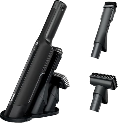 Shark WandVac Power Pet Cord-Free Handheld Vacuum, Lightweight, High Suction, Pet Hair Removal, Portable, Quick Cleanups, Charging Dock, Washable Filter, Crevice Tool, Multi-Surface Use, Easy Storage