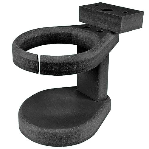 Southern Homewares Durable Cup Holder for Outdoor Furniture - Adirondack Chair Cup Holder Attachment, Affordable, Perfect for Outdoor Enthusiasts, Black in Color - Southern Homewares