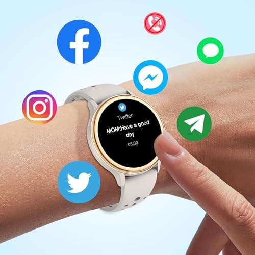 KEEPONFIT Smart Watches for Women, Fitness Tracker with Heart Rate & SpO2 Monitor, IP67 Waterproof Activity Tracker for Men & Women, Smart Watch for Android Phones and iPhone Compatible (Gray) 8