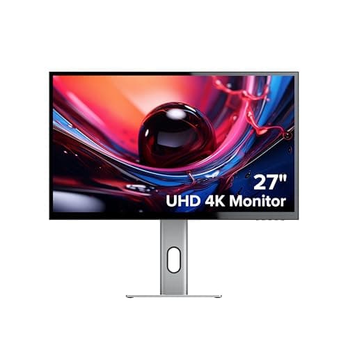 ALOGIC Clarity 27” 4K UHD Monitor with USB-C (90W PD) | Adjustable Stand | Silver & Black | Ultra HD Display