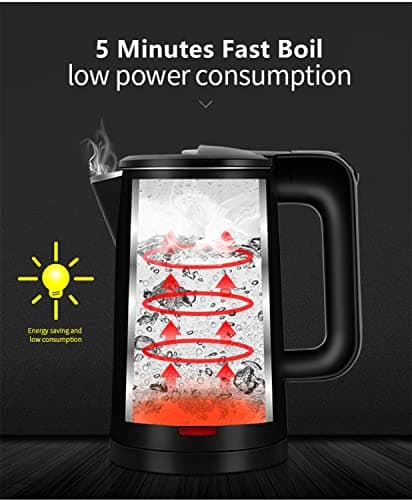 0.8L Electric Kettle Stainless Steel, 800 Watts Small Electric Kettle 27 Ounce Fast Boil Auto Shut-off, Portable Water Boiler for Small Kitchen, Business Trip and More 6
