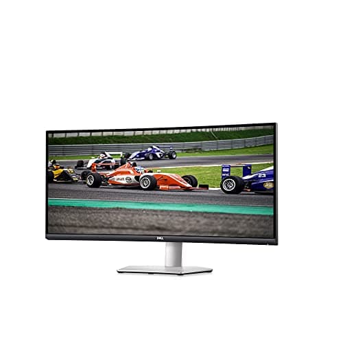 Dell S3422DW Curved Monitor - 34-inch WQHD (3440 x 1440) Display, 1800R Curved Screen, Built-in Dual 5W Speakers, 4ms Grey-to-Grey Response Time, 16.7 Million Colors - Silver 10