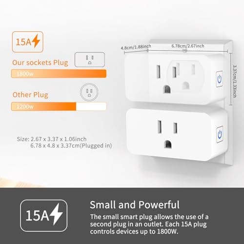 XFOX Plug,Support SmartThings, ETL & FCC Certified, 4 Pack 9