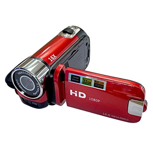 Andoer Portable 1080P High Definition Digital Video Camera DV Camcorder 16MP 2.7 Inch LCD Screen 16X Digital Zoom Built-in Battery 7