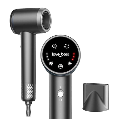 Hair Dryer, Professional Ionic Hair Dryer for Fast Drying, Low Noise and Quiet, Lightweight, 600 Mmillion Negative lonic High-Speed Hair Blow Dryer Without Hair Damage for Women, Men, Travel, Salon