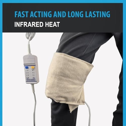Professional Grade Heating Pad with Automatic Moist Heat by Thermotech, High-Heat Heating pad for Deep Penetrating Heat - 2nd Gen Version (Extra Large King Digital - 26" by 14") 7