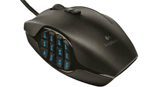 Logitech Wired Gaming Mouse G600 MMO, RGB Backlit, Black (Renewed)