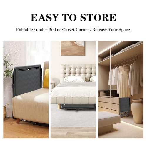 TV Tray Table, Folding TV Dinner Tray Table with Cup Holder, 6 Height & 3 Tilt Angle Adjustable Laptop Table for Couch, Bed 6