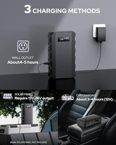 Apowking Power Bank with AC Outlet,65W Portable Laptop Battery Bank Fast Charging,88.8Wh/24000mah Power Station for Outdoor Camping PowerBank Travel Home Power Backup 8