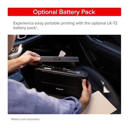 Canon PIXMA TR160 Wireless Portable Printer, 50-Sheet Paper Tray and 1.44" Display 6