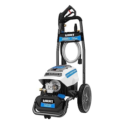 HART 2000 PSI Electric Pressure Washer & Detergent Tank