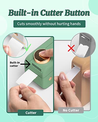 Phomemo Large Label Maker Machine with Tape D50 for 3/5" to 9/10" tape, Portable Thermal Label Maker Machine, Bluetooth Label Printer for Address,Storage,Office, Support Phones & Pad, USB Rechargeable 5