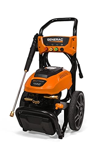 Generac 8888 2700 PSI 1.2 GPM Electric-Powered Residential Pressure Washer - Powerful & Efficient Cleaning - Portable, Ideal for Home Use - 50-State/CARB Compliant 6