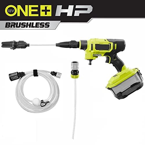 ONEAND HP 18V BRUSHLESS EZCLEAN 600 PSI 0.7 GPM Cordless Cold Water Power Cleaner Tool ON